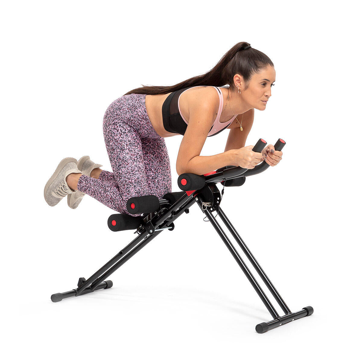 Máquina de Abdominales Plegable + Guía de Ejercicios
