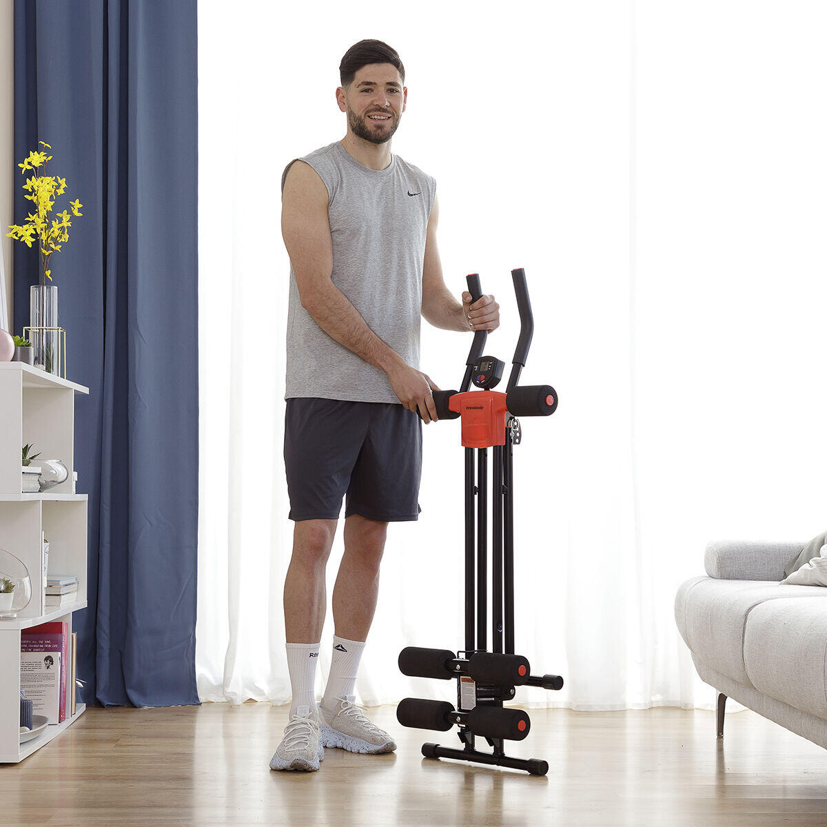 Máquina de Abdominales Plegable + Guía de Ejercicios