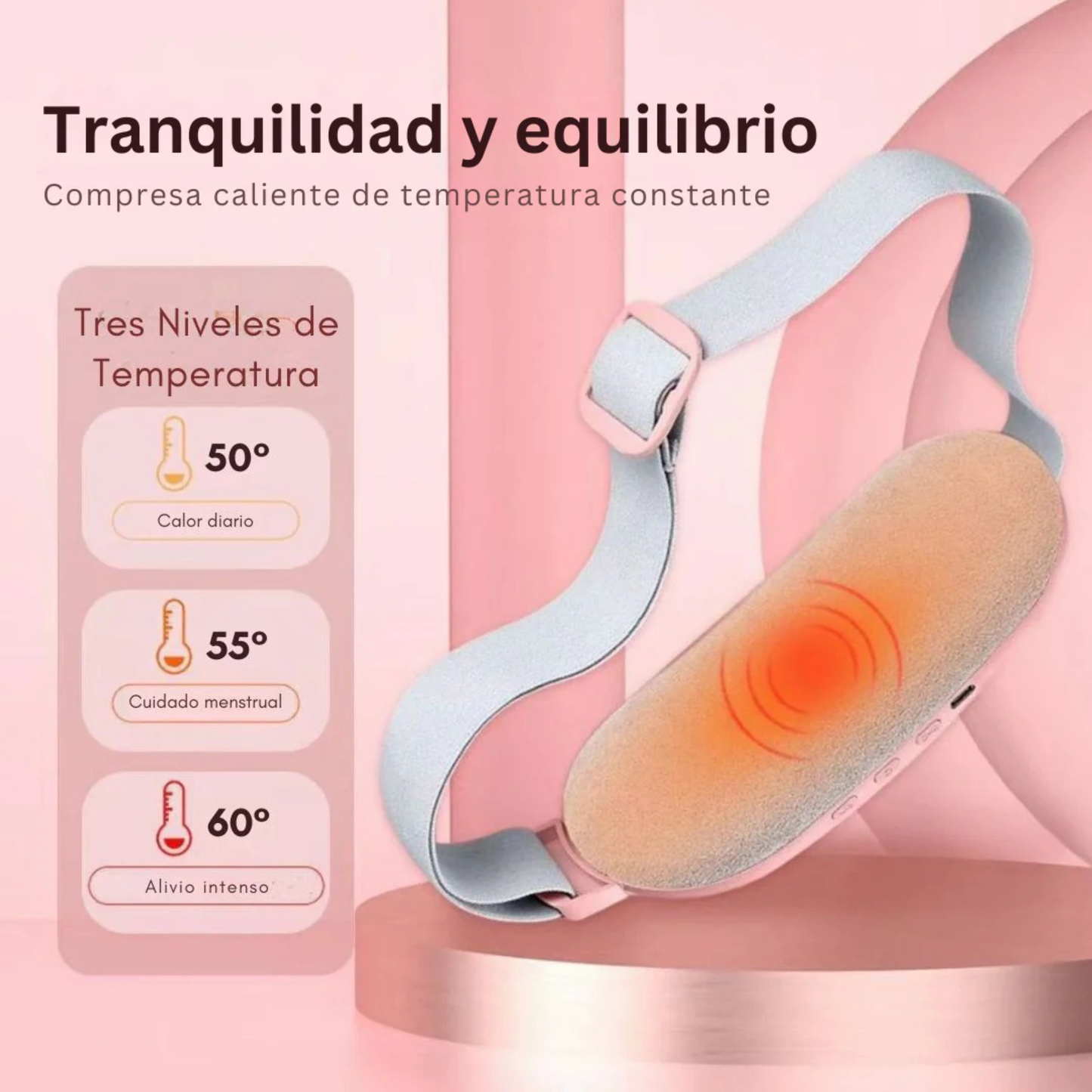 Alivina™ – Cinturón térmico inteligente para el alivio menstrual inmediato