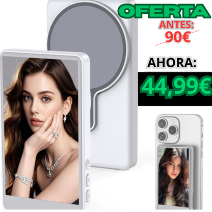 MagSelfie™️ Pantalla magnética portátil para selfies profesionales