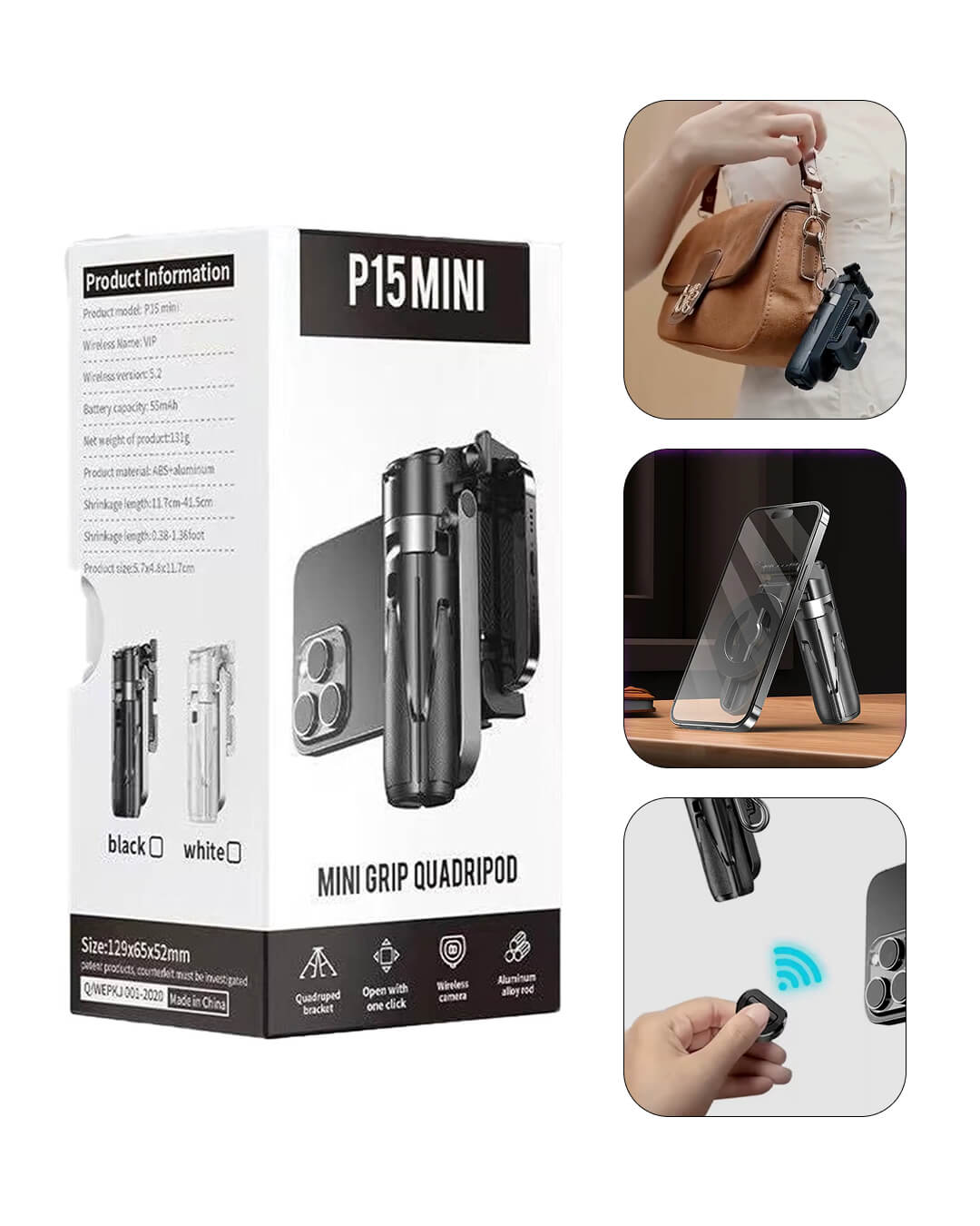 Tripow P15 MINI – Trípode para movil