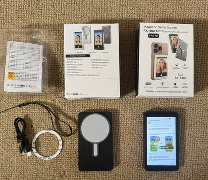 MagSelfie™️ Pantalla magnética portátil para selfies profesionales